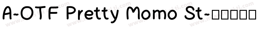 A-OTF Pretty Momo St字体转换